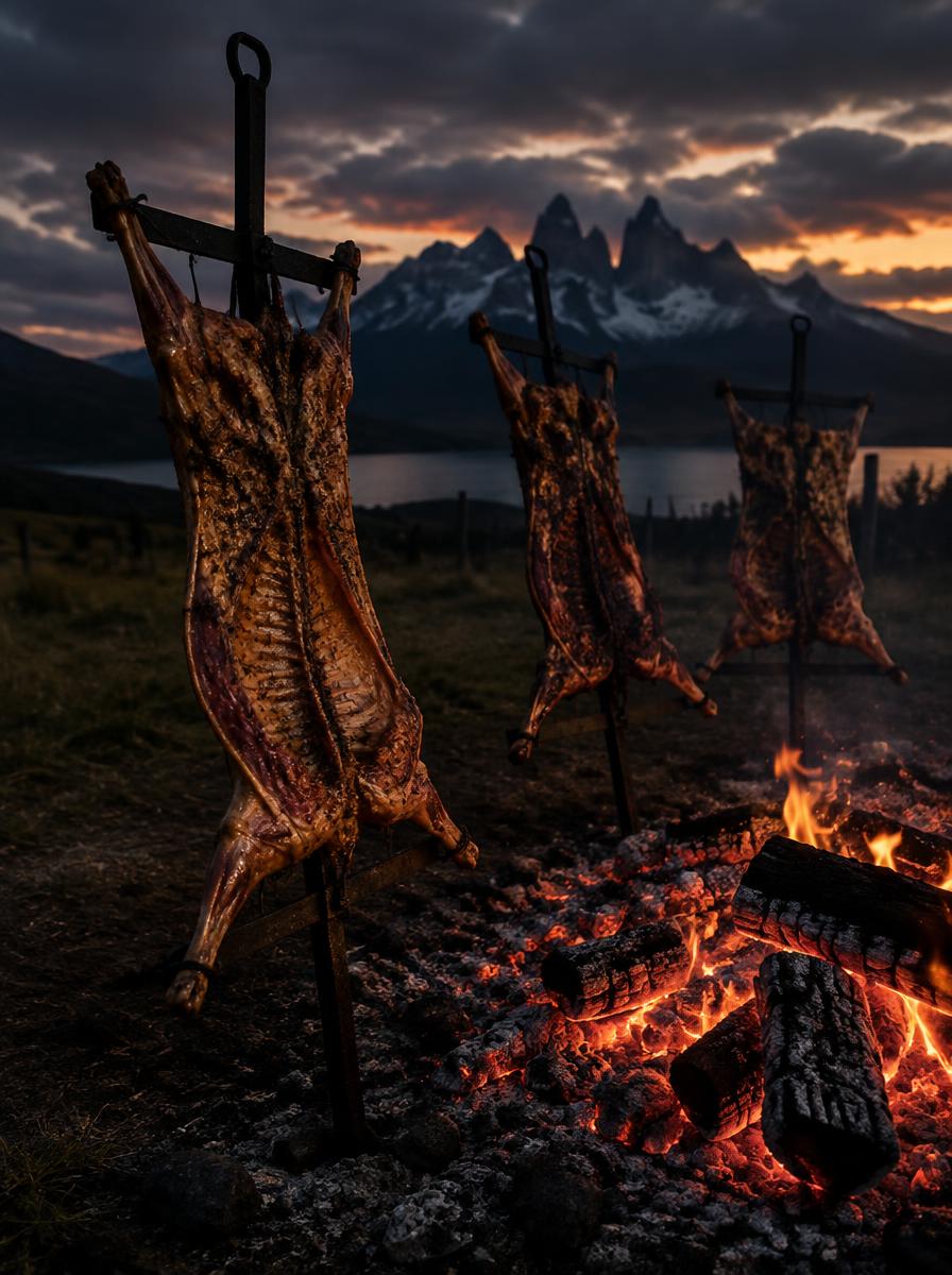 Cordero al palo y cocina patagónica